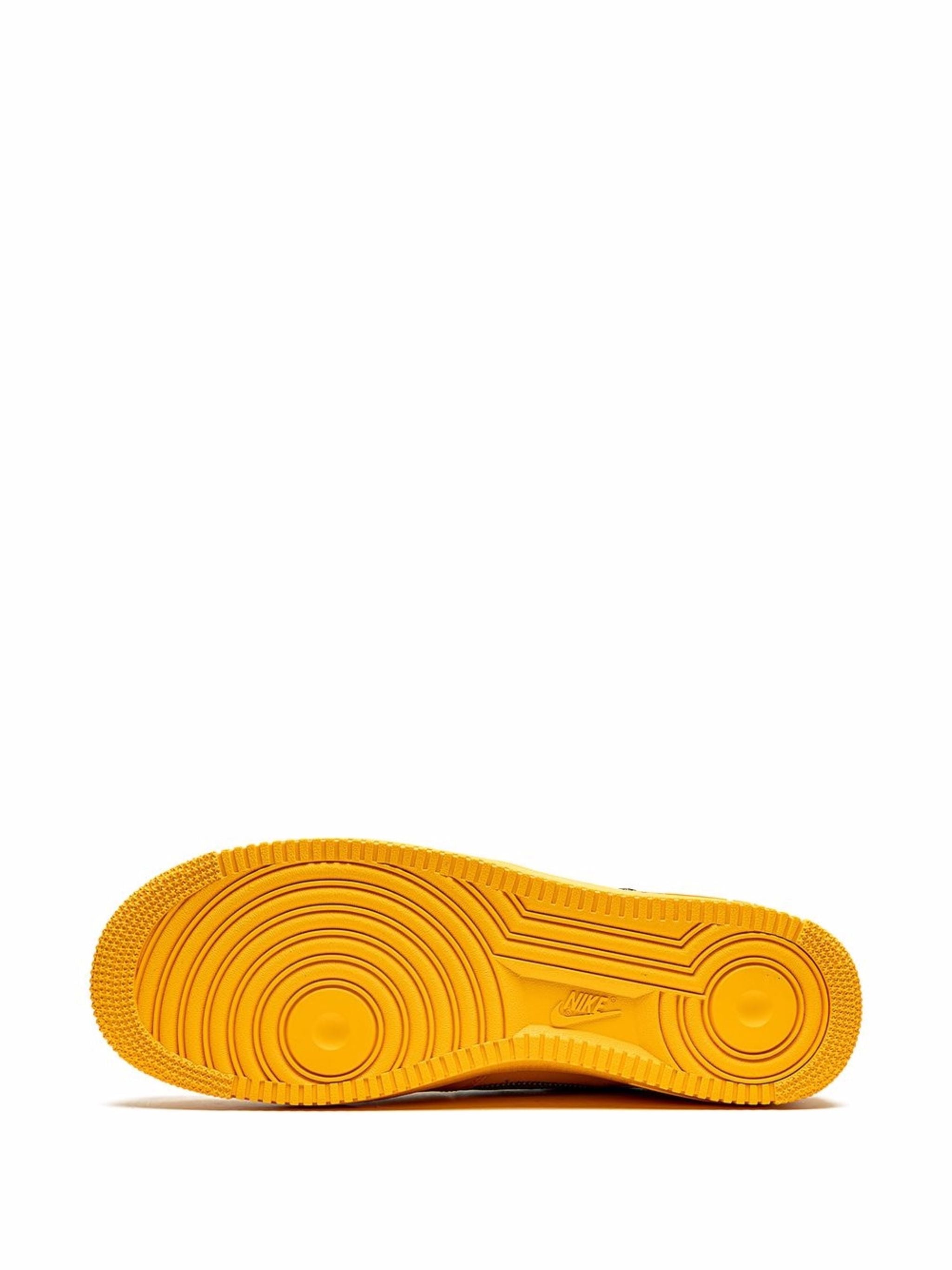 Nike X Off-White Air Force 1 Low University Gold Sneakers