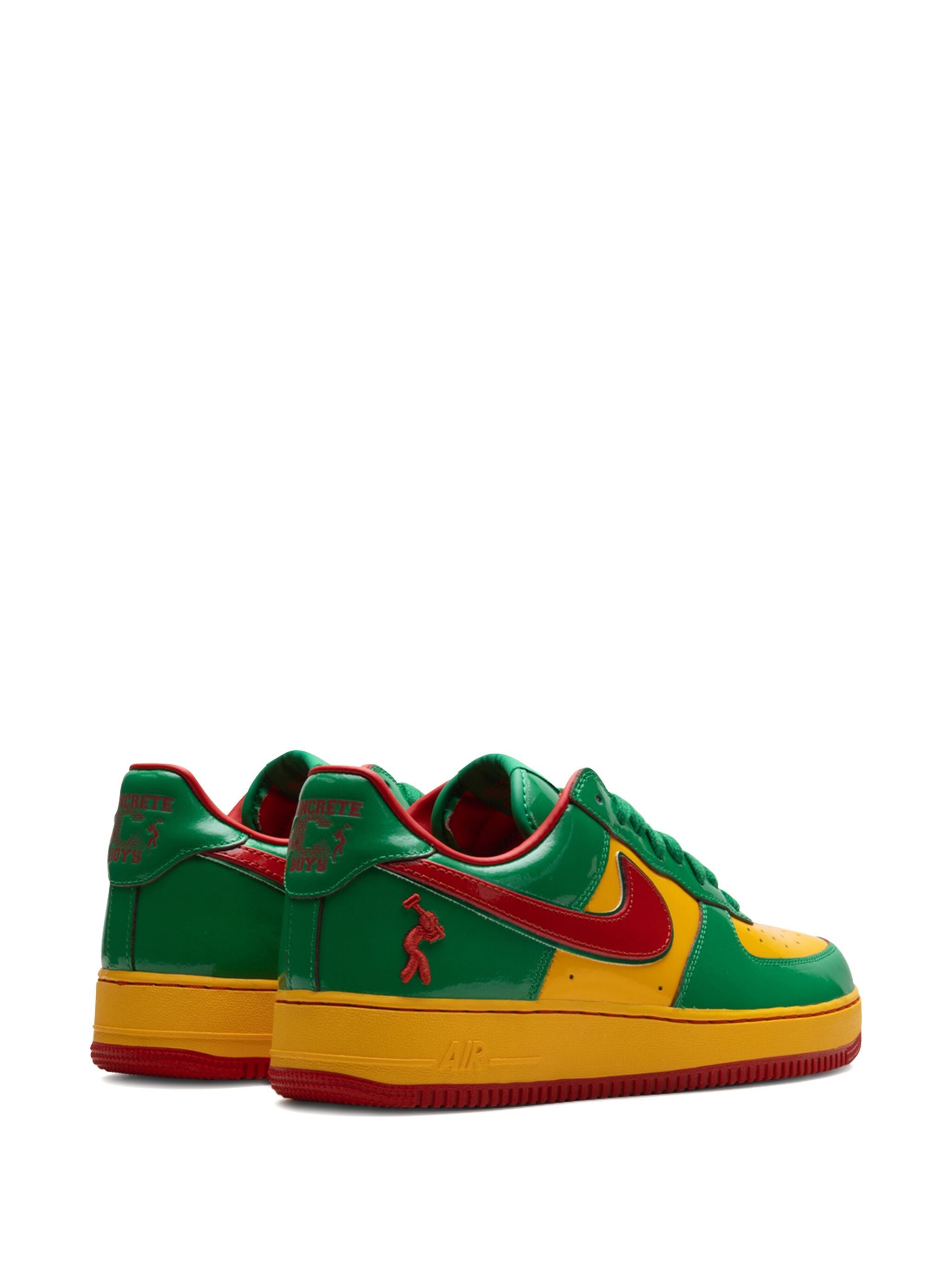 Nike x Lil Yachty Concrete Boys Air Force 1 Low Lucky Green/Mystic Red Sneakers