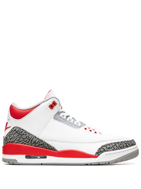 Nike Air Jordan 3 Retro Fire Red Sneakers