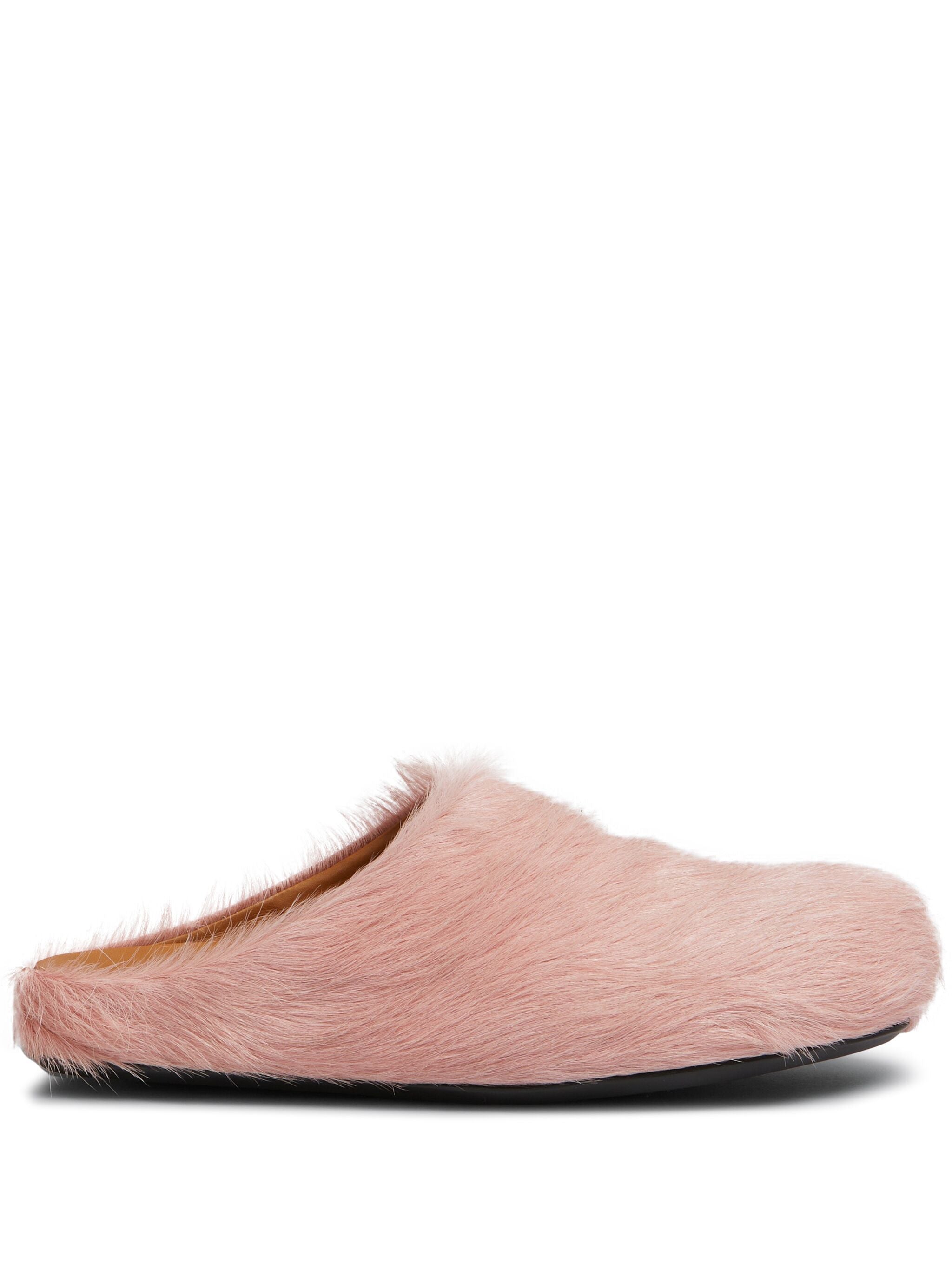 Marni Fussbett Sabot Calf Hair (Pink)