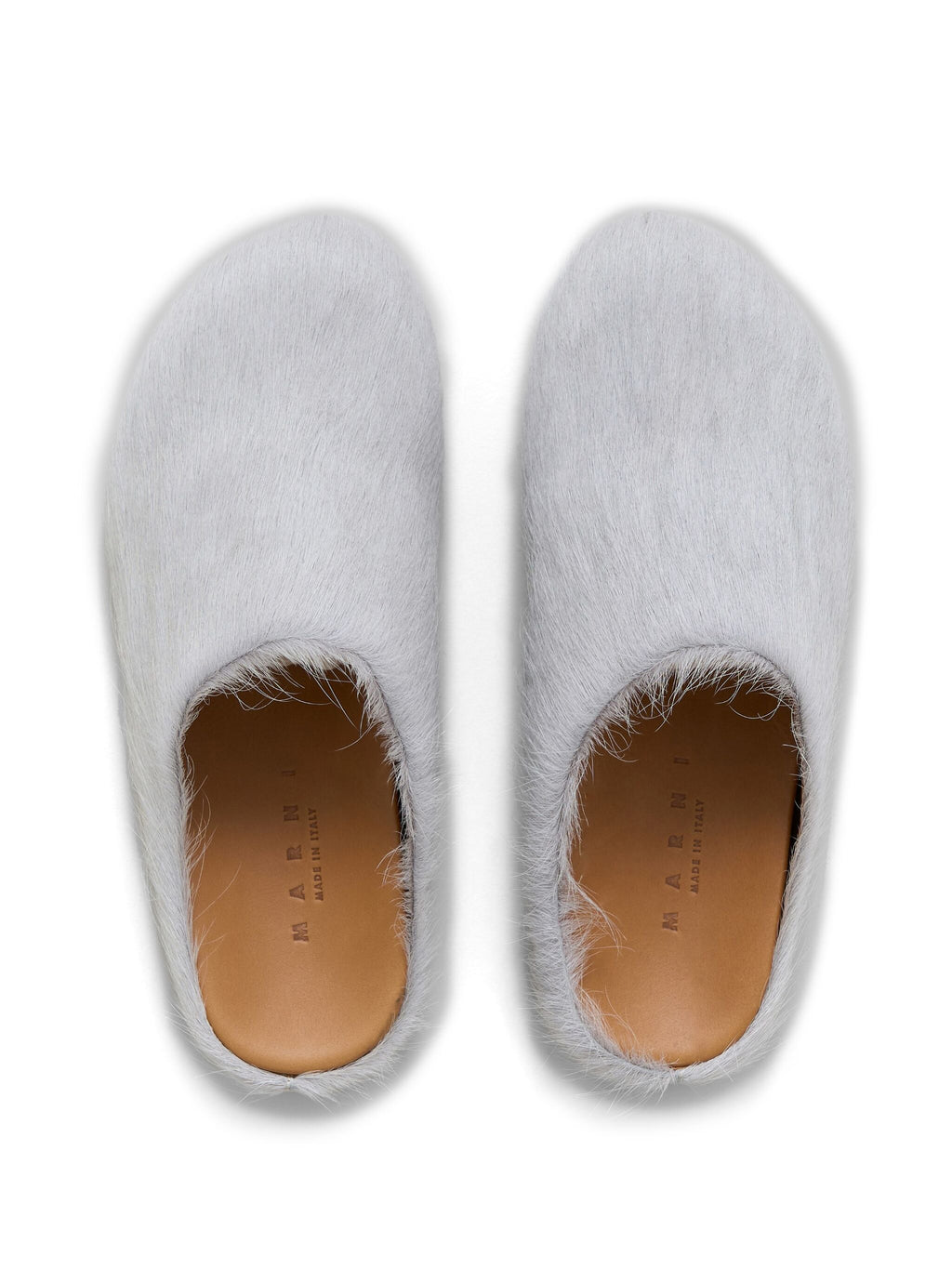 Marni Fussbett Sabot Calf Hair (White)