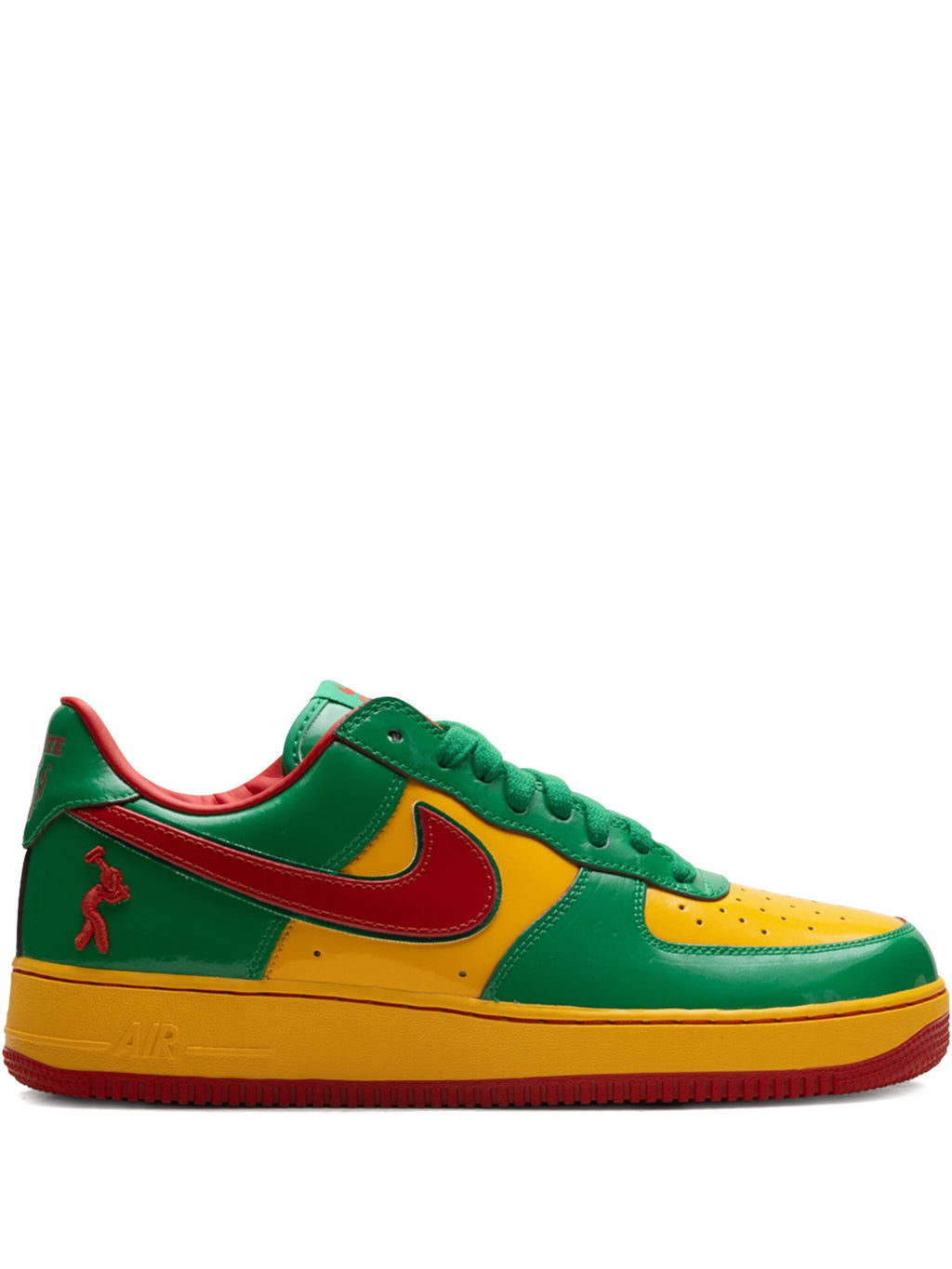 Nike x Lil Yachty Concrete Boys Air Force 1 Low Lucky Green/Mystic Red Sneakers