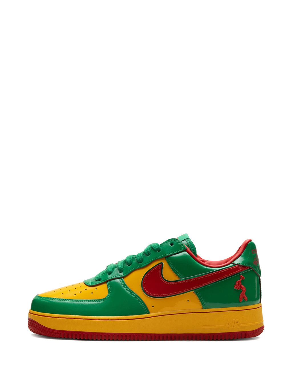 Nike x Lil Yachty Concrete Boys Air Force 1 Low Lucky Green/Mystic Red Sneakers