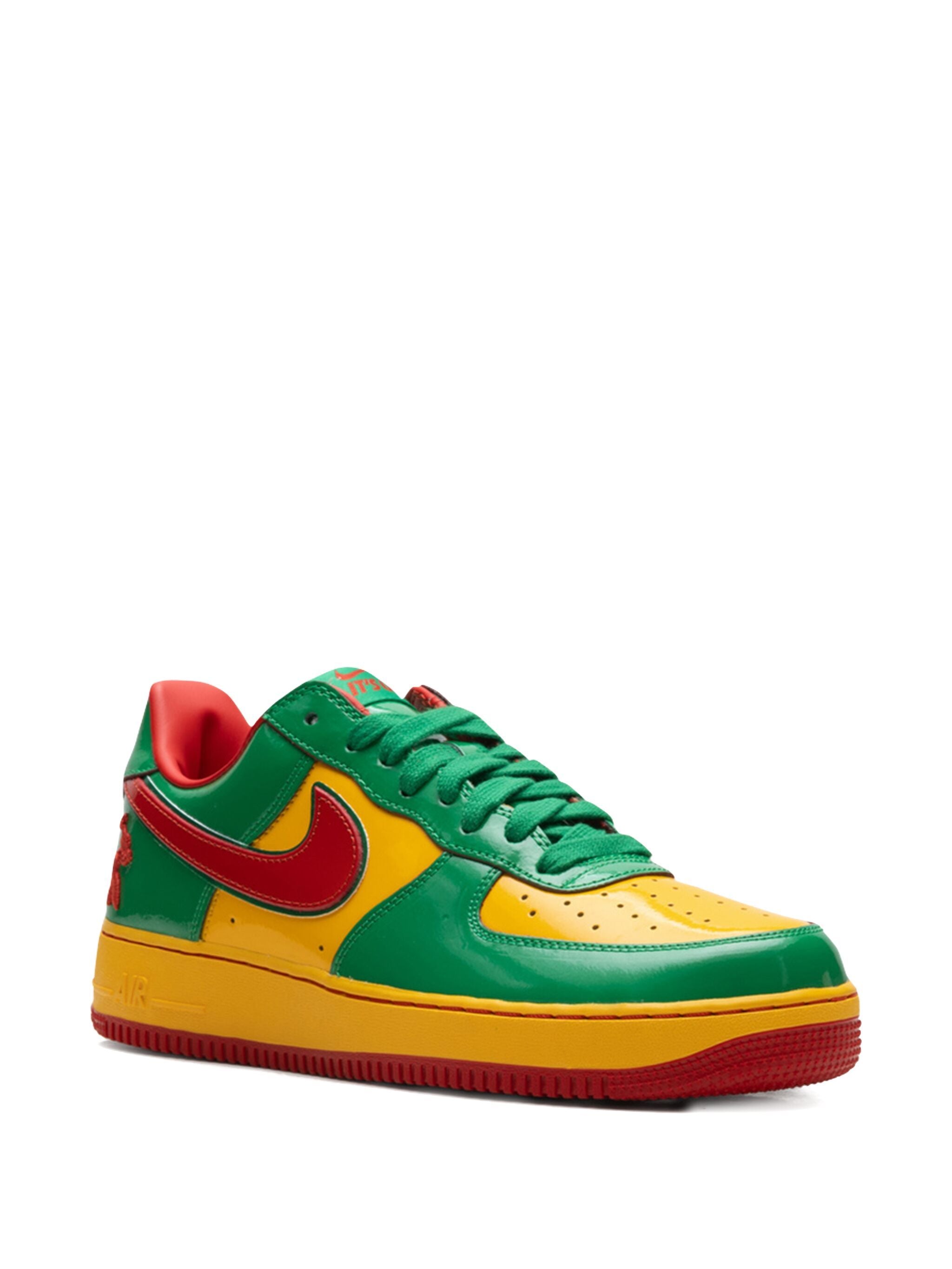 Nike x Lil Yachty Concrete Boys Air Force 1 Low Lucky Green/Mystic Red Sneakers